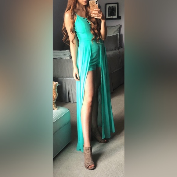 Turquoise Dress - Picture 3 of 3